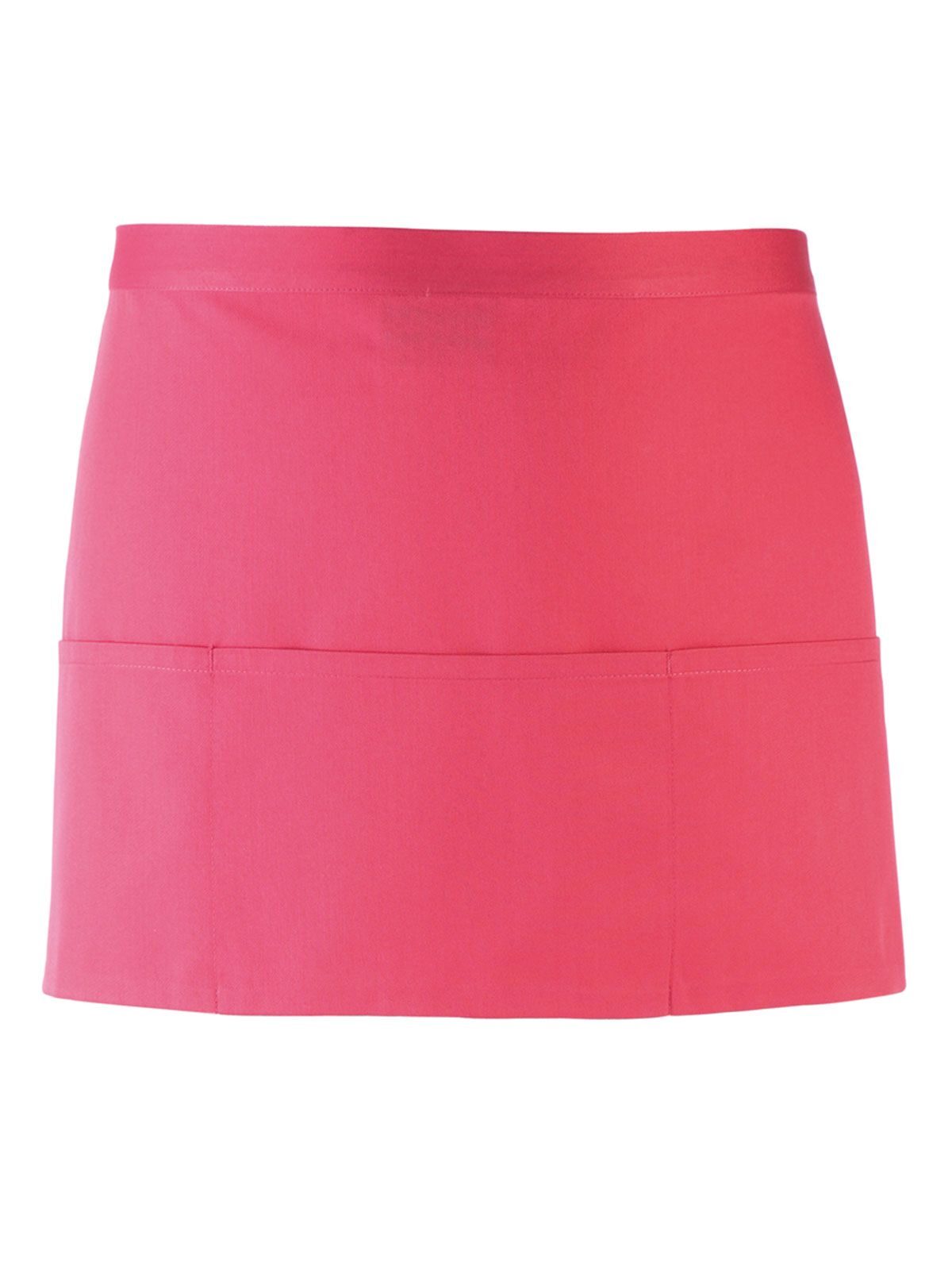 Kleurencollectie 3-zakken schort - FUSC - Fuchsia