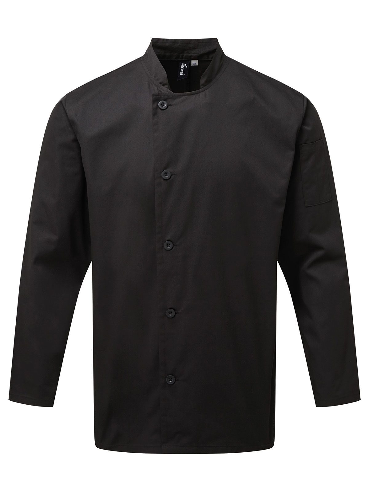 Essentiële koksjas met lange mouwen - BLAC - Zwart