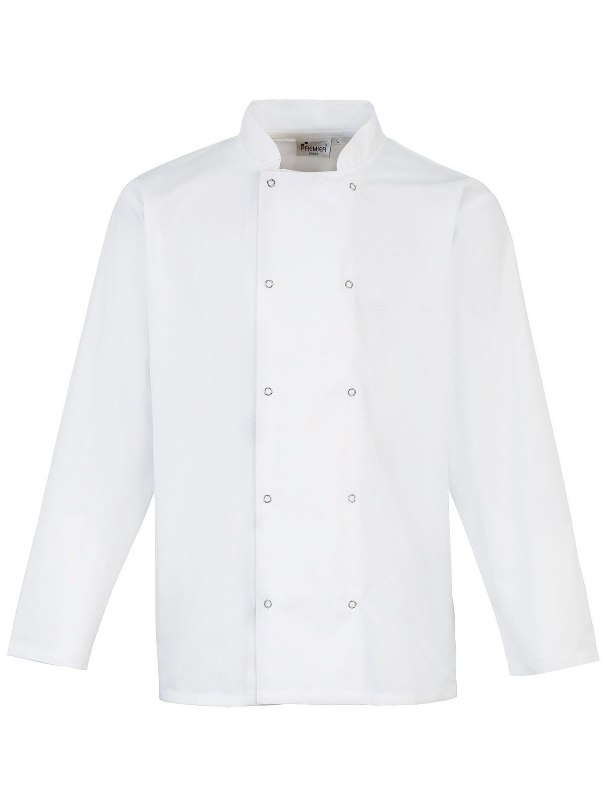 VESTE DE CHEF À MANCHES LONGUES ET À POUSSOIRS - WHIT - Blanc