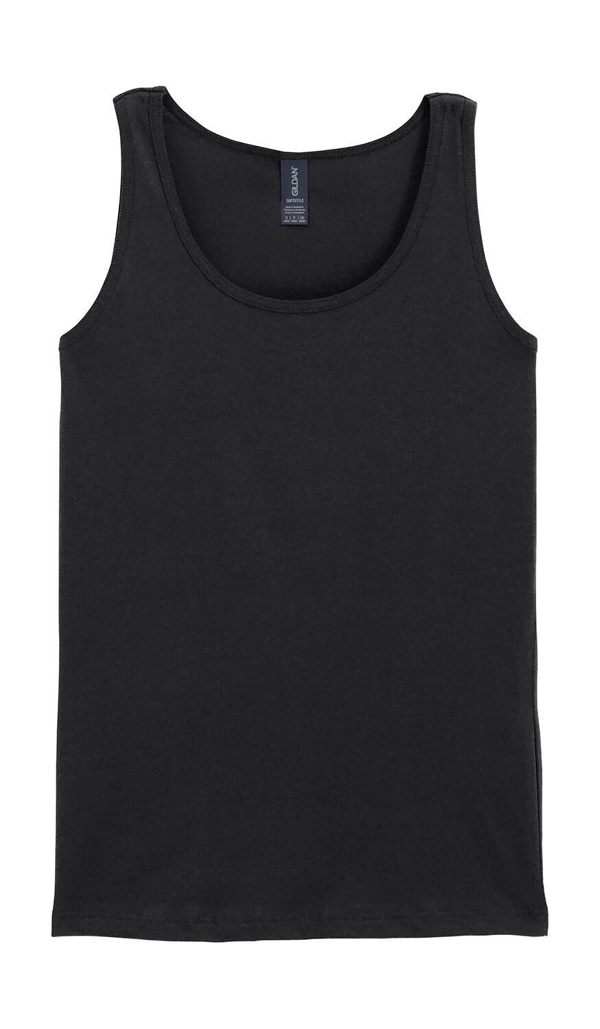 Softstyle® Tanktop voor dames - 36 - Zwart