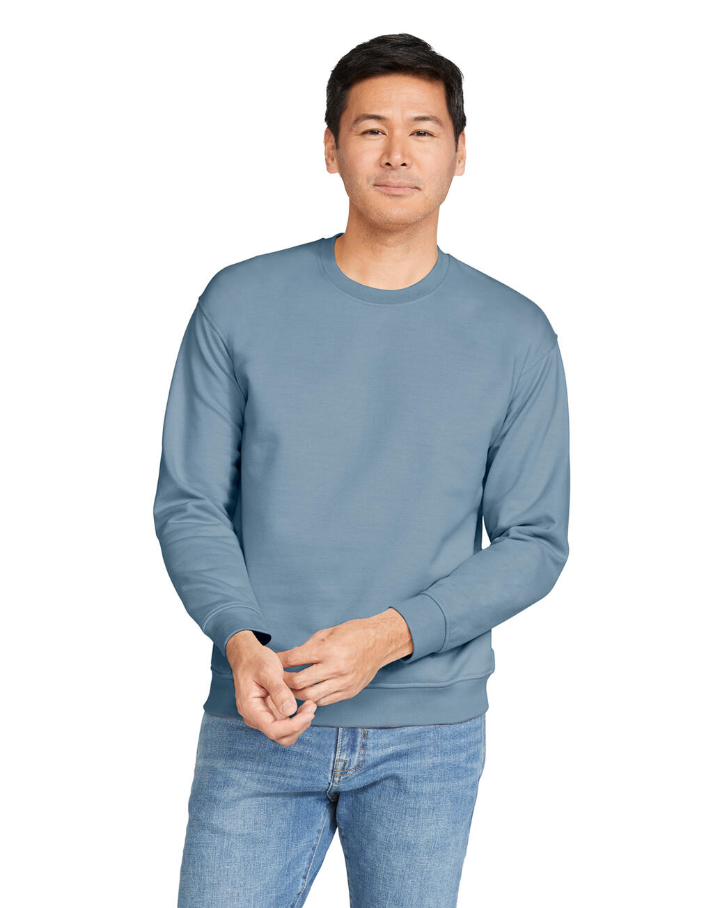 Sweat-shirt en polaire mi-lourd Softstyle - 6GI - Noir chiné