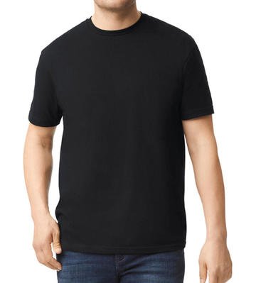 Softstyle CVC T-shirt voor volwassenen - 3G9 - Pikzwart
