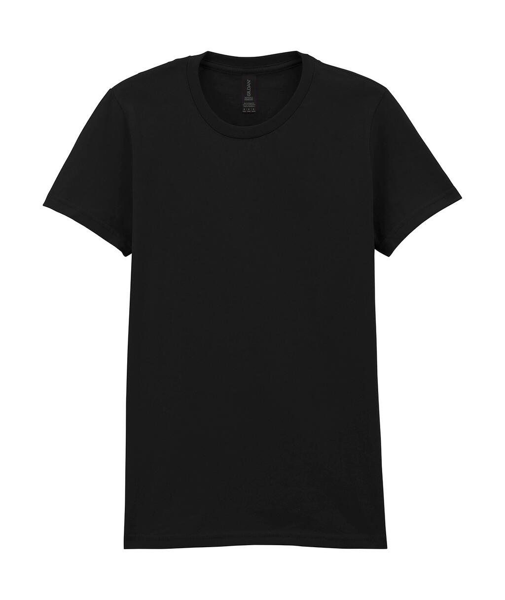 Softstyle® T-shirt voor dames van gemiddelde dikte - 3G9 - Pikzwart