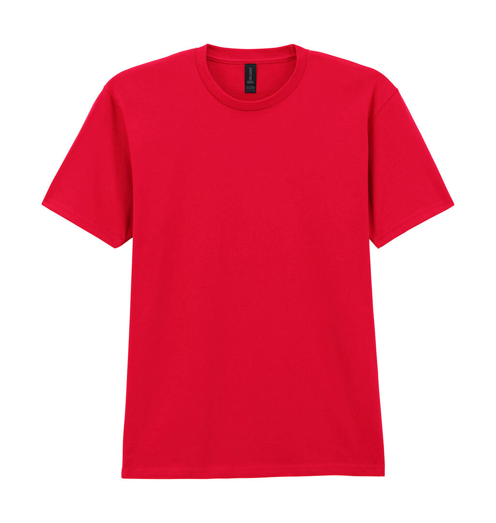 Softstyle® Middelzwaar T-shirt voor volwassenen - 40 - Rood