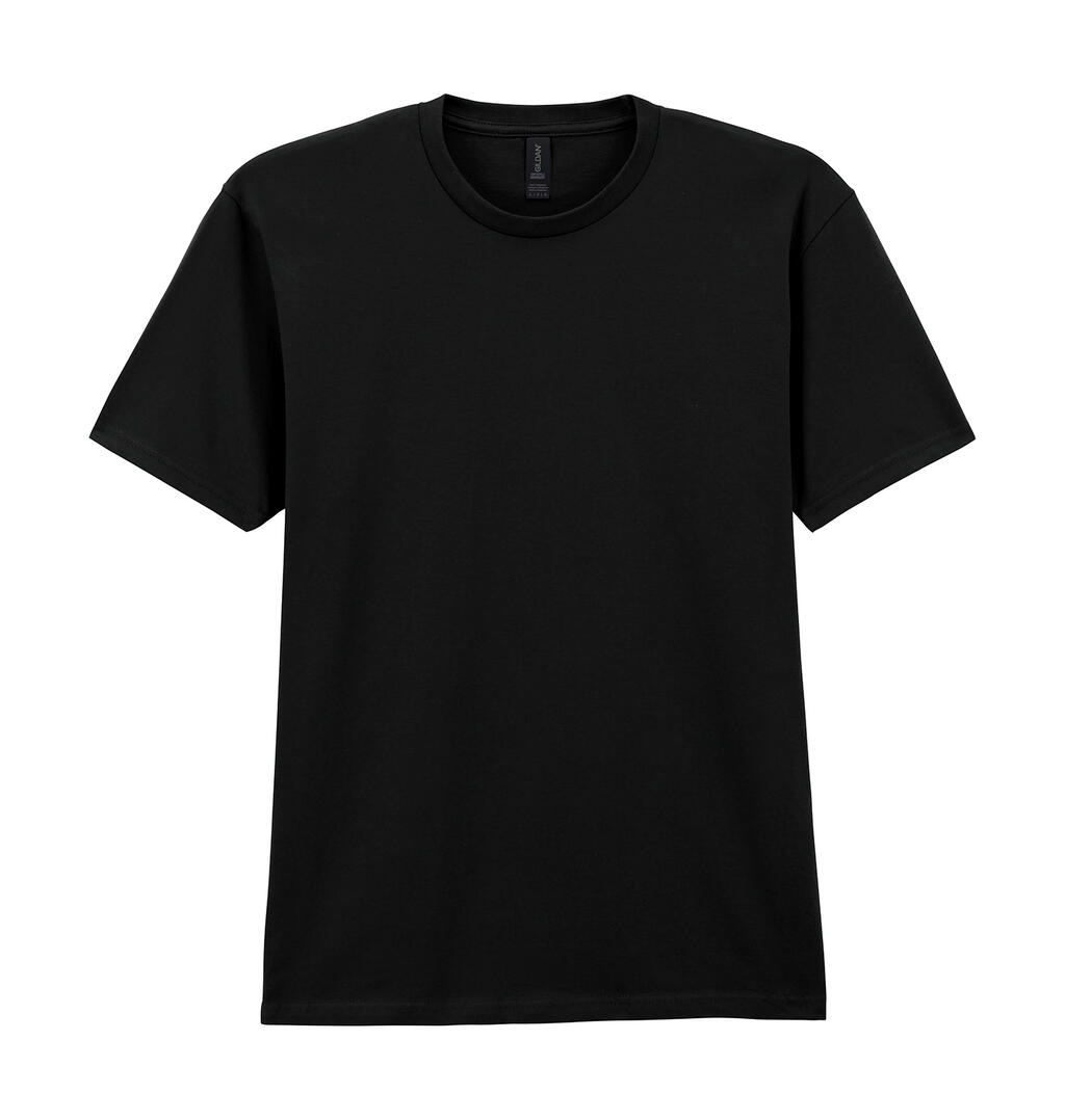 Softstyle® Middelzwaar T-shirt voor volwassenen - 3G9 - Pikzwart