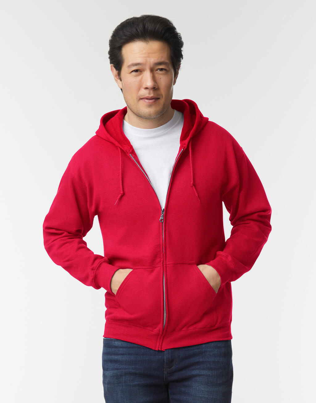 Heavy Blend™ volwassenen hoodie met volledige ritssluiting