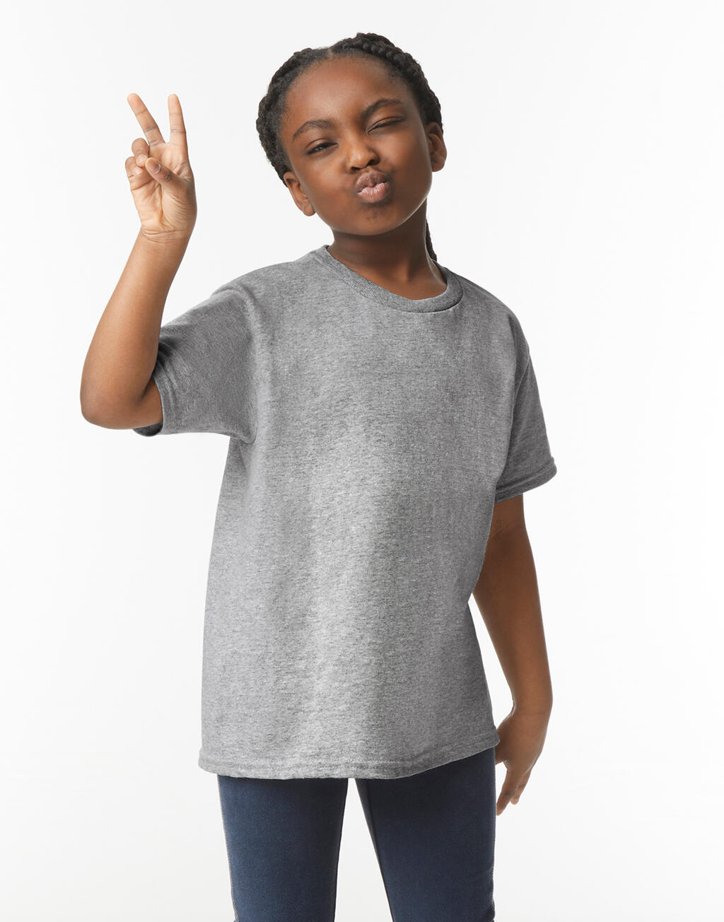 Heavy Cotton™ T-shirt voor jongeren - 69 - Lichtblauw