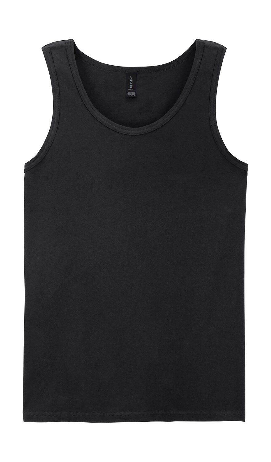 Softstyle® Tanktop voor volwassenen - 36 - Zwart