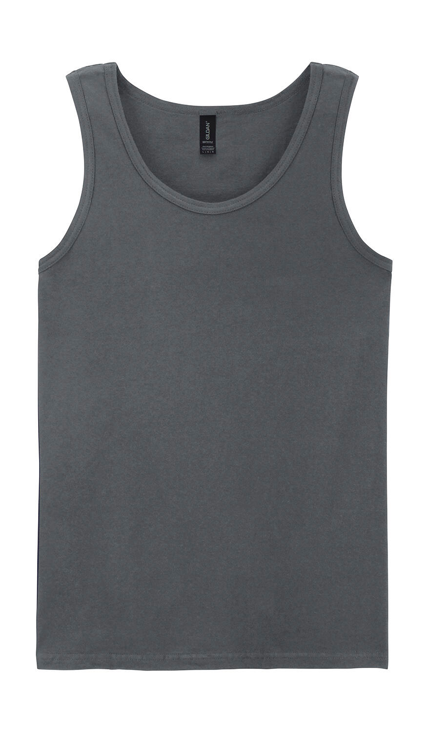 Softstyle® Tanktop voor volwassenen - 42 - Houtskool