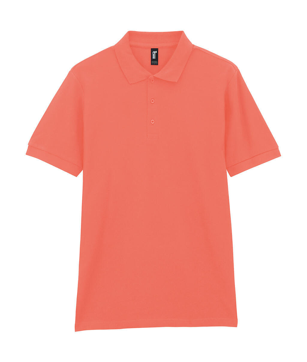Hammer Piquépolo voor volwassenen - 14G - Heldere zalm