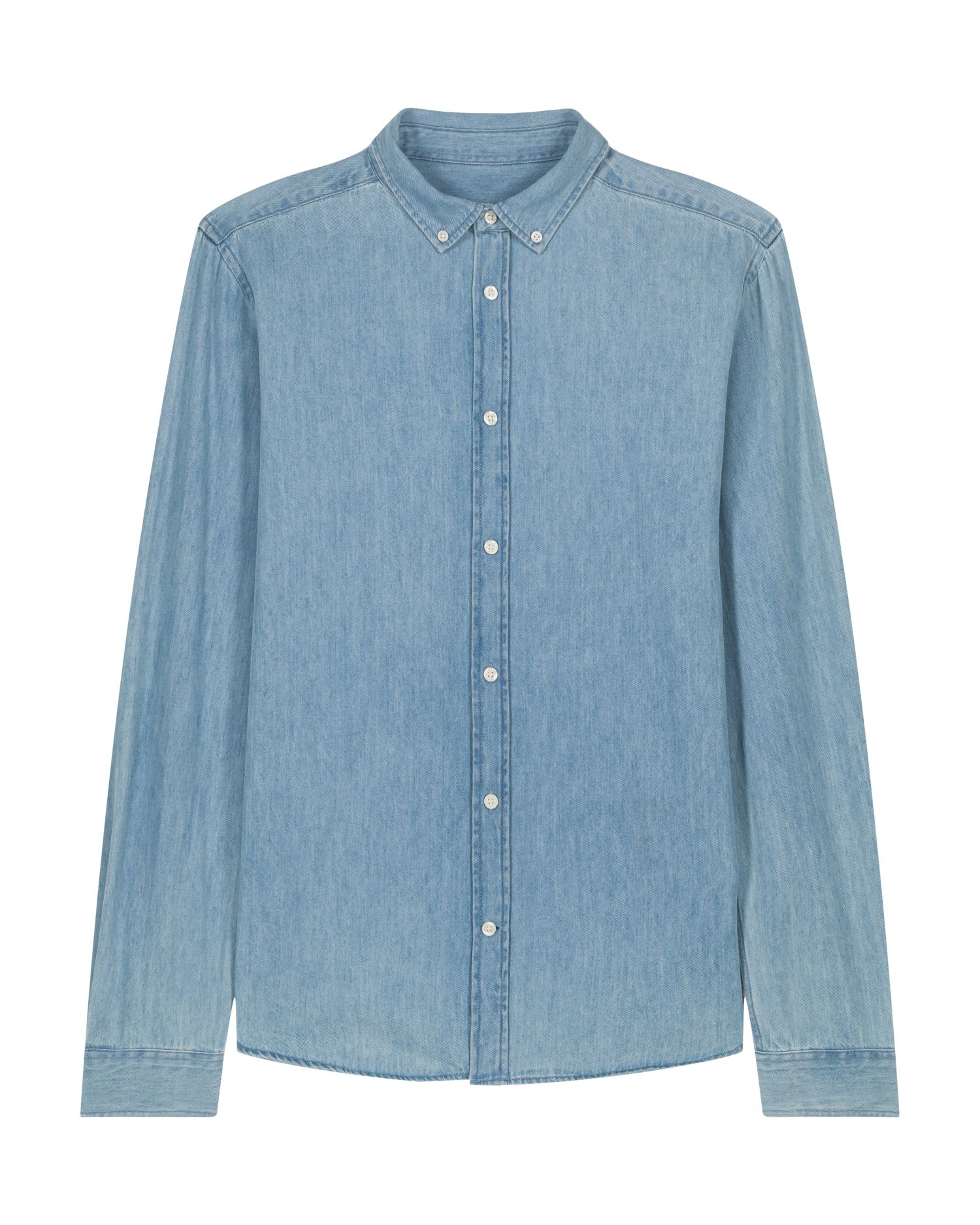 Stanley denim overhemd - C370 - Lichte wassing